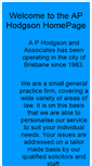 Mobile Screenshot of aphodgson.com.au